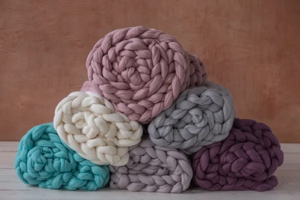 Chunky Knit Merino Throw